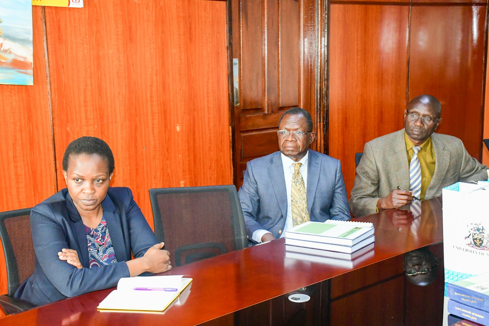 KIBT Ag. Director alongside GIZ partners present KIBT Training Cirruculum